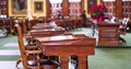 Photo of a courtroom ("Texas Chambers")